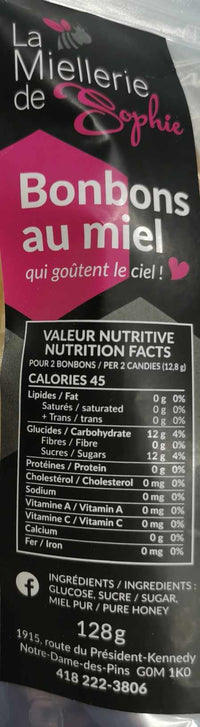 Bonbons au miel - Miellerie de Sophie - 128g